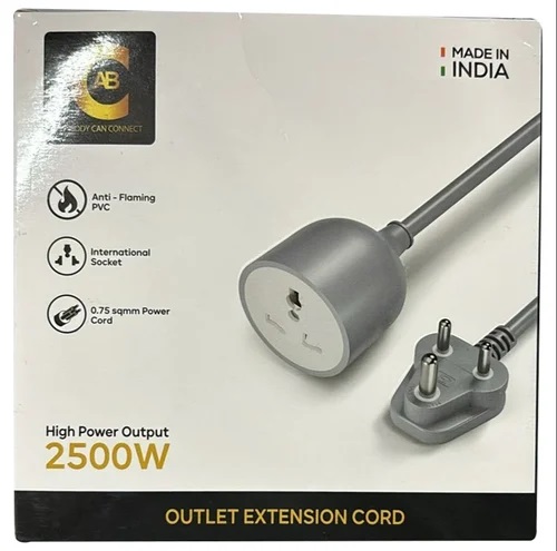 ABC 5 Meter Spike Guard Extension Board (2500W, 10A, Surge Protection)
