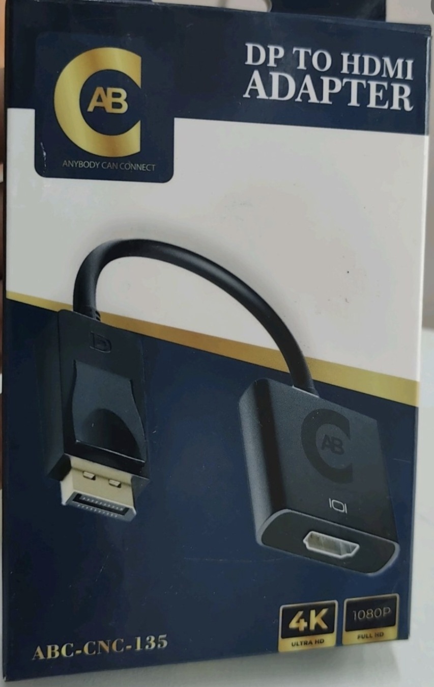 ABC DisplayPort to HDMI Adapter (4K Ultra HD, 1080P Full HD) (ABC-CNC-135)