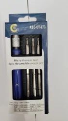 ABC Micro Precision 8-Piece Reversible Screwdriver Set (8-in-1, H4 x 110mm) (ABC-CT-273)