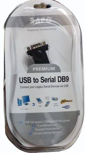 BAFO USB to Serial DB9 RS232 Adapter Cable (USB 2.0, Bidirectional)