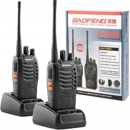 BAOFENG BF-888S UHF FM Portable Two-Way Radio (Li-ion Battery, Flashlight, Noise Reduction) (BF-888S)