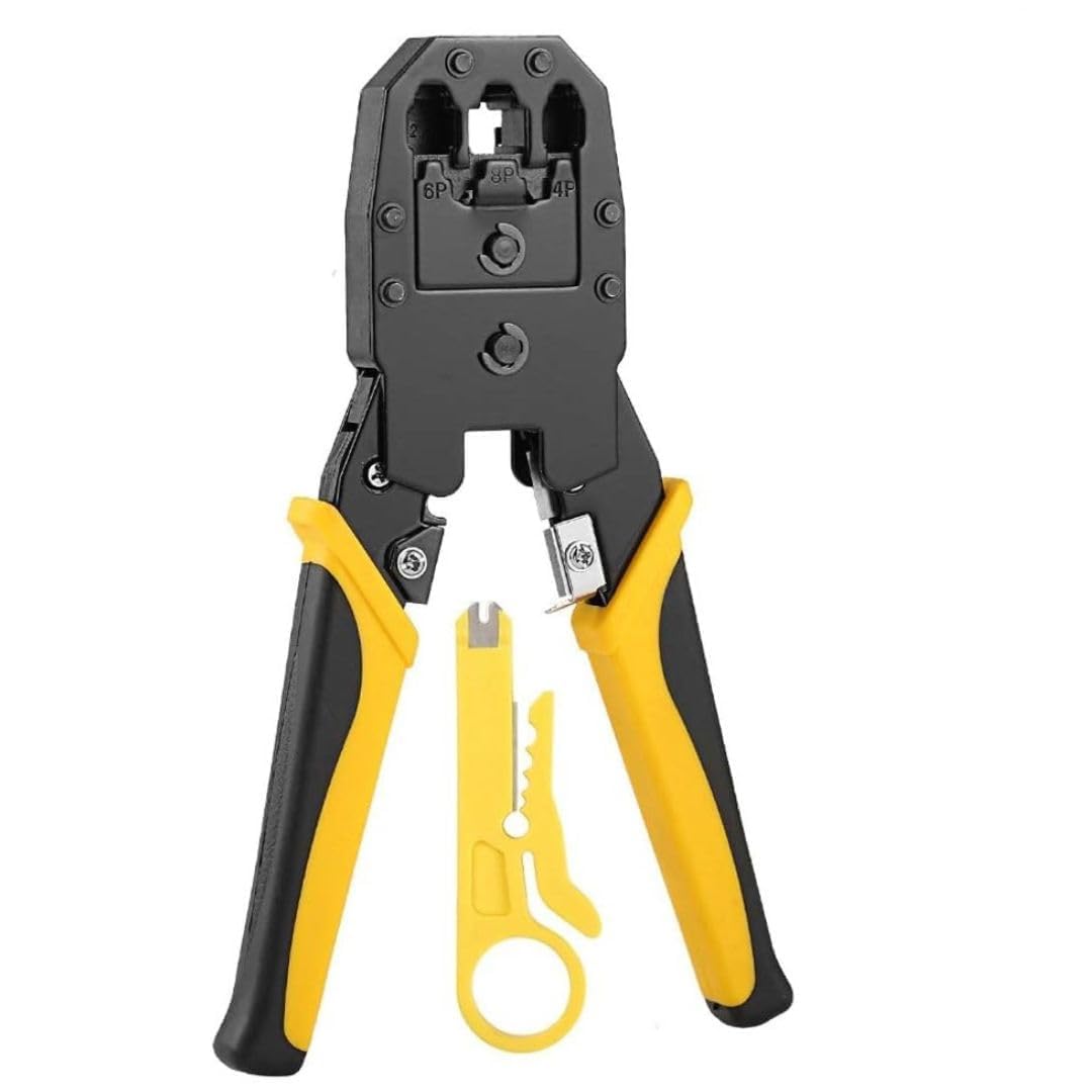 BOSI Tools Modular Plug Crimping Tool for RJ45/RJ12/RJ11 (4P/6P/8P) (BS-D3468)