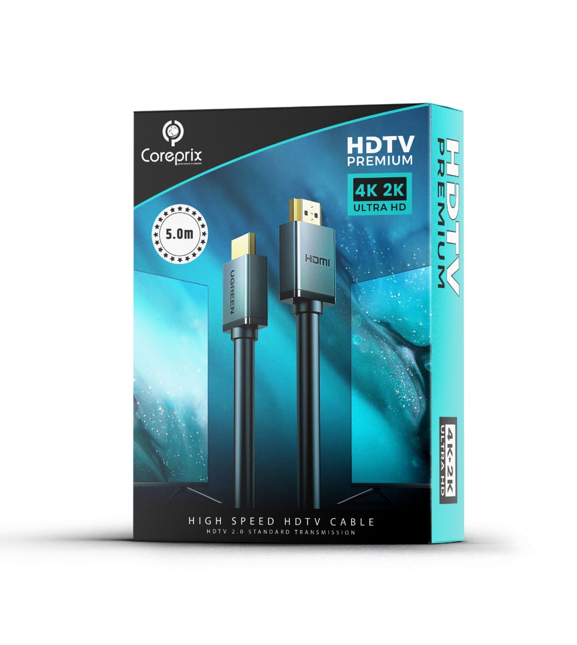 Coreprix 10 Meter 4K Ultra HD HDMI 2.0 Cable (HDTV Premium)