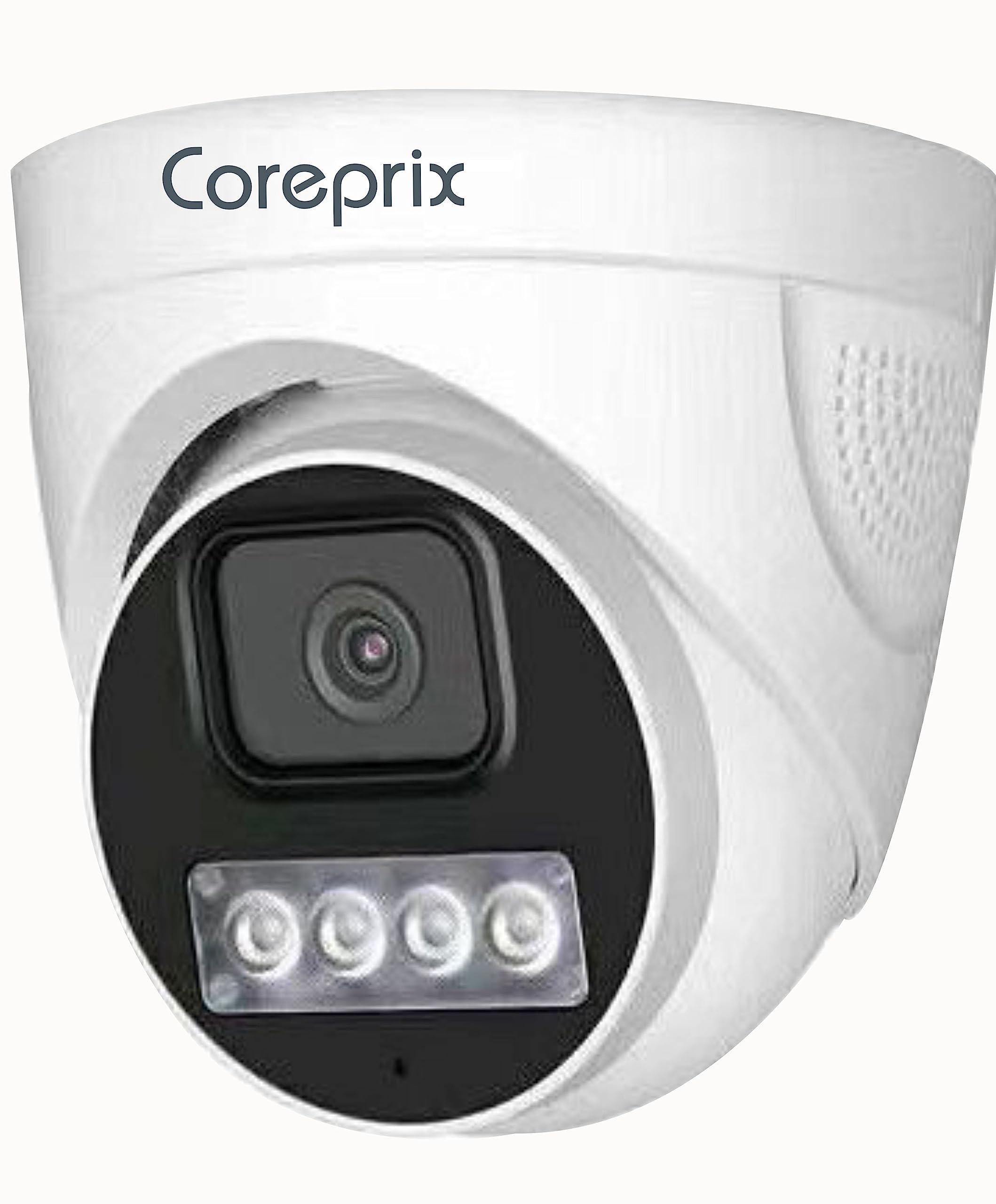 Coreprix 4MP IP Dual Light Dome Network Camera (3.6mm Lens, Built-in Mic, PoE, 20m IR) (CPI-4M D3SL (Dual))