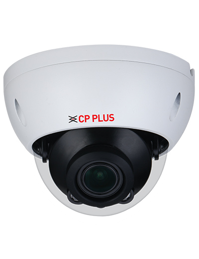 CP PLUS 2.4MP Full HD HDCVI IR Vandal Dome CCTV Camera (2.7–13.5mm Varifocal Lens, 30M IR, Starlight, IP67, IK10) (CP-UVC-VB24FL3-B)