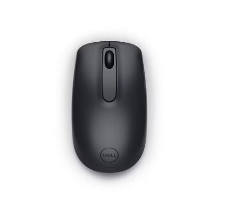 Dell WM118 2.4GHz Wireless Optical Mouse 1000 DPI Black