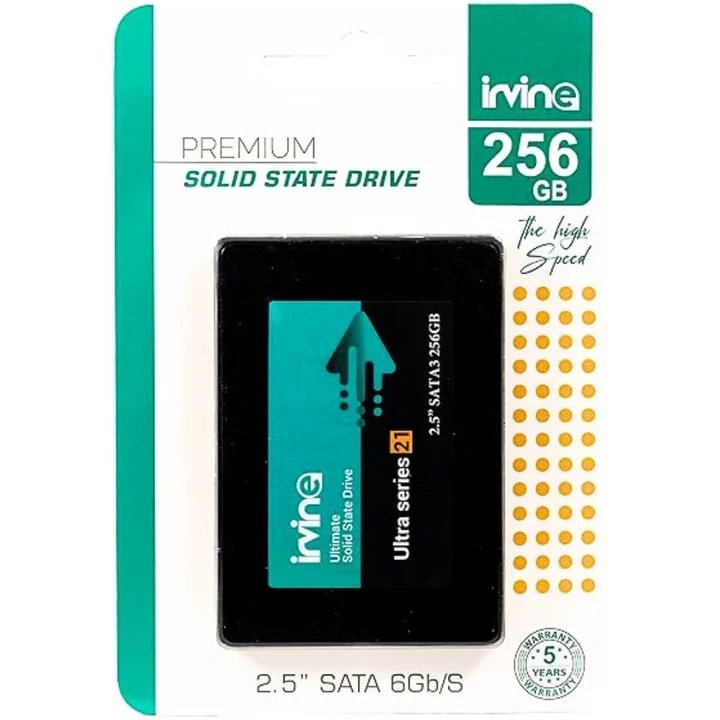irvine 256GB 2.5 Inch SATA III Solid State Drive (SATA 6Gb/s) (Ultra Series 25)