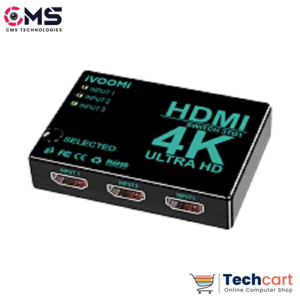 iVOOMi 4K x 2K 2 Port HDMI Splitter (UHD, Full HD 1080P) (IV-HB02)