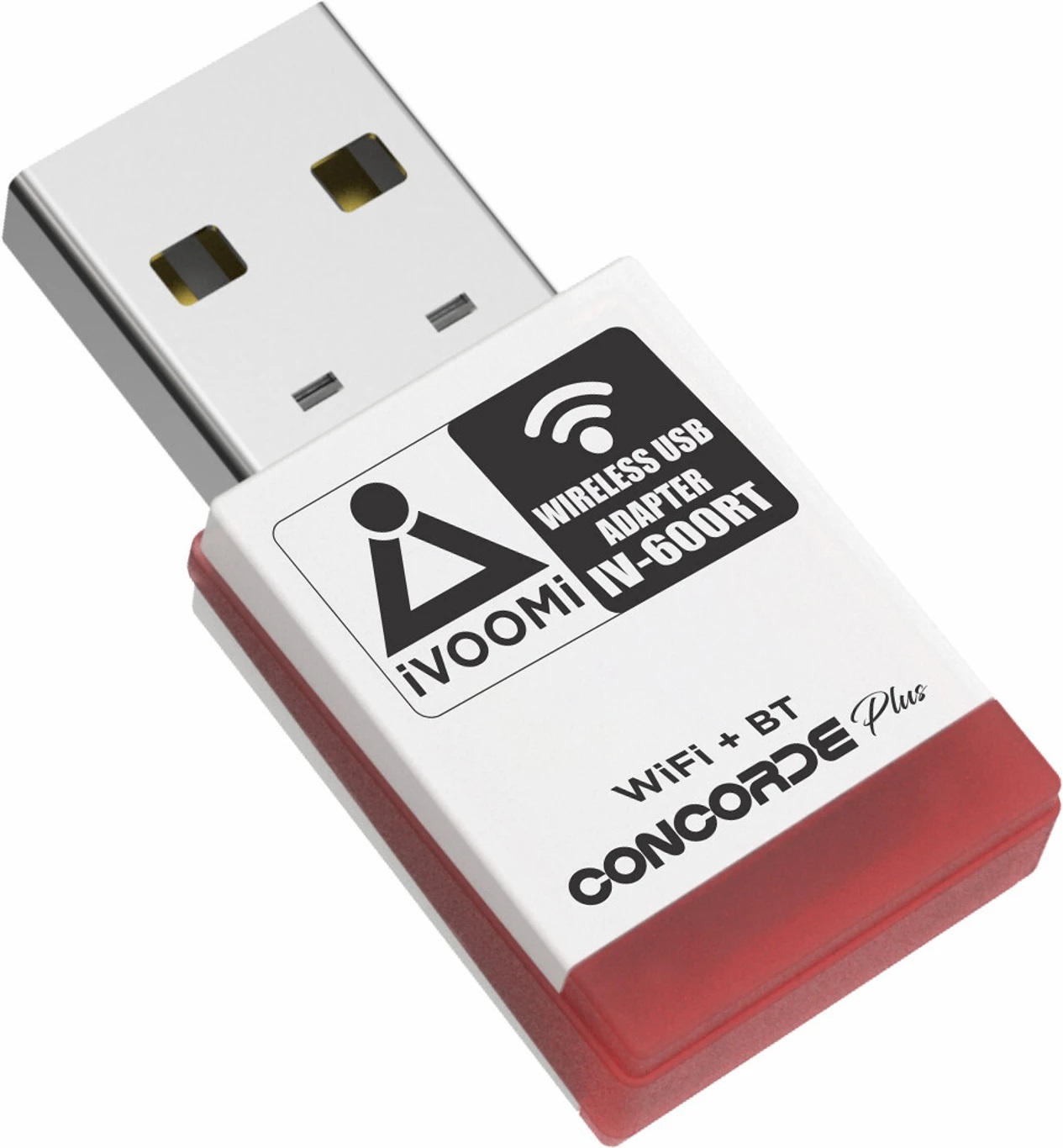 IVOOMI Concorde Plus Dual Band USB WiFi Adapter with Bluetooth v4.2 600Mbps USB 2.0