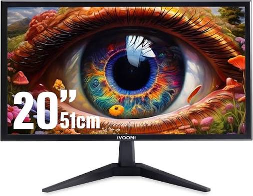 iVOOMi DREAM60 20-Inch HD LED Monitor (60Hz, HDMI + VGA, 1 Year Warranty)