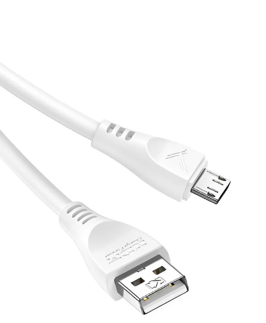 KDM KC-P3 20cm USB to Lightning Power Bank Charging Cable (USB-A, White) (KC-P3)
