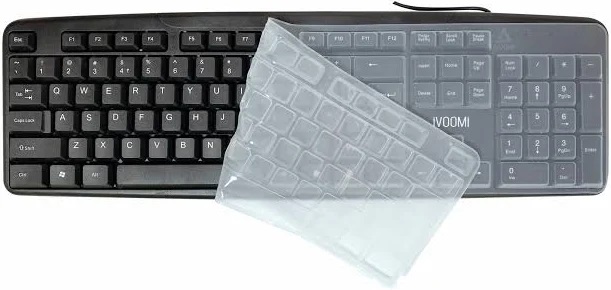 iVOOMi Hero Full Size Wired USB Keyboard with Protective Keyskin (104 Keys, USB Interface) (IV-104K)