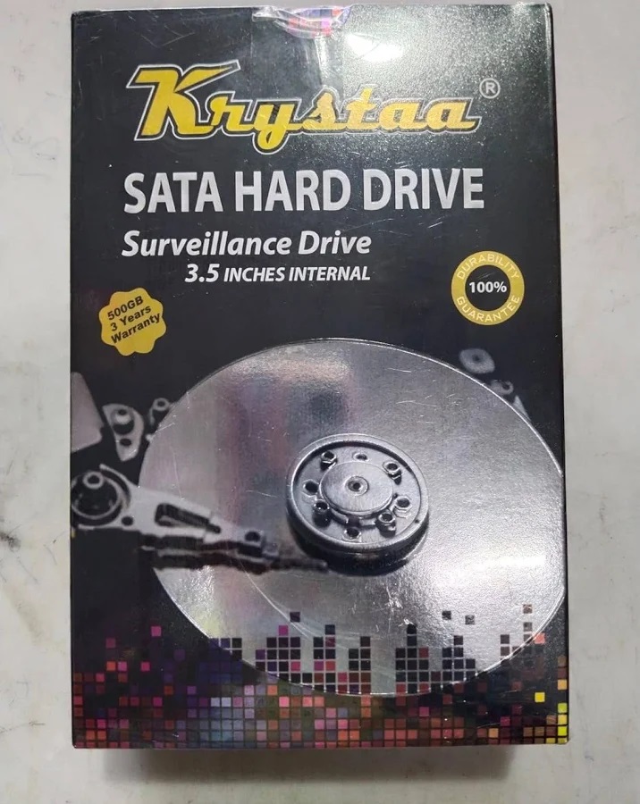 Krystaa 500GB CCTV Surveillance SATA Hard Disk Drive (3.5 Inch, Internal)