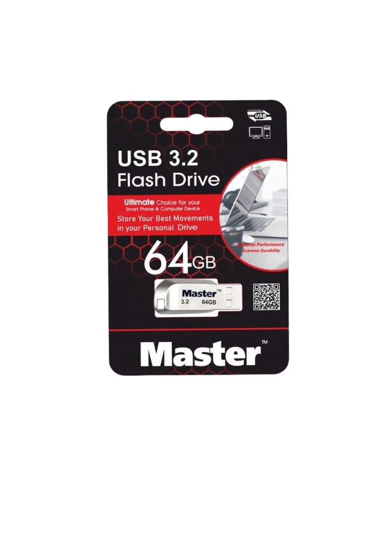 Master 64GB USB 3.2 Flash Drive (USB Type-A)