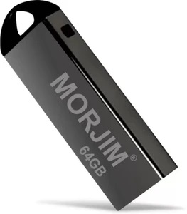 MORJIM USB 3.2 64GB Metal Flash Drive (Up to 200MB/s Read)