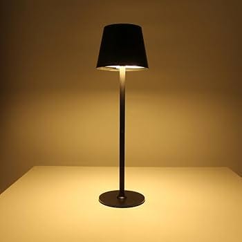 Movable Rechargeable 3W LED Table Lamp (3-Color Lighting, 3-Level Brightness, USB Charging, Touch Control)