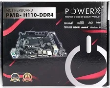 POWERX H110 Desktop Motherboard (LGA1151, DDR4, M.2 NVMe SSD Support)