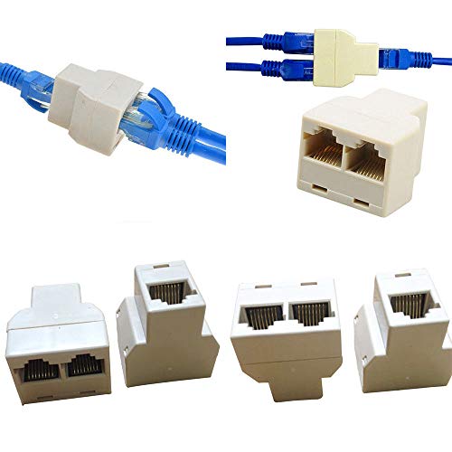 RJ45 1 Port Ethernet Inline Coupler Connector (Female to Female)