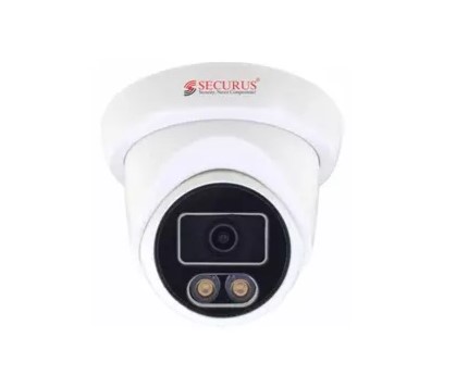SECURUS 2MP Turbo HD ColorSense Dome CCTV Camera (HD-TVI, Full Time Color, 3.6mm Lens) (SS-15DXP-TPCSD-M2.4(S))