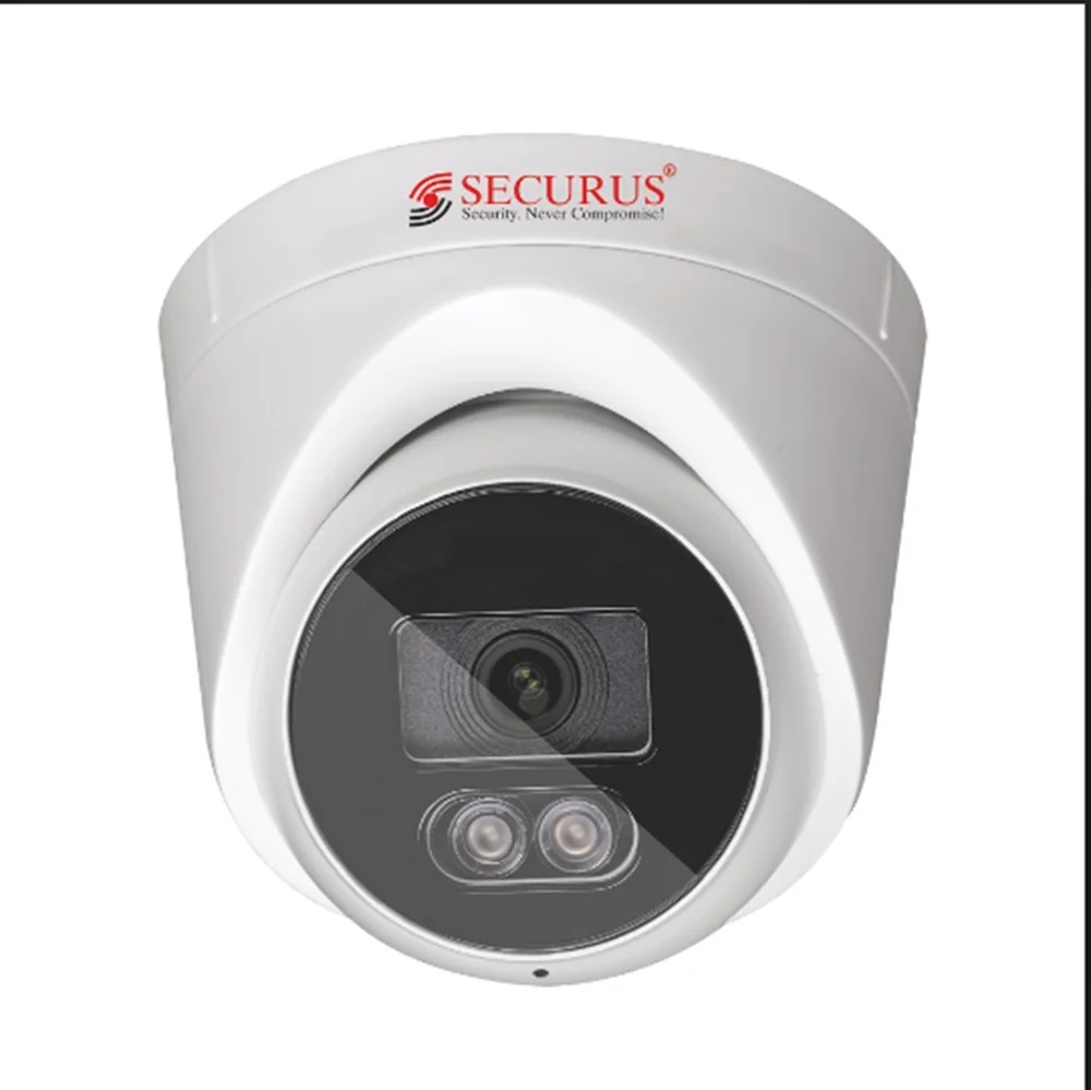 SECURUS 5MP AI ColorSense Network Dome IP Camera (2.8mm Lens, Face Detection, Full Time Color, H.265AI) (SS-NC15DXLP-HSUTL-M3(S))