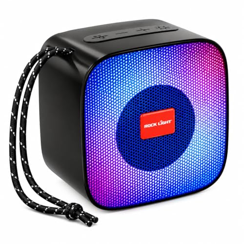 UBON Baby 5W Bluetooth v5.3 Wireless Speaker (RGB Lights, FM Radio, USB, TF Card, Rechargeable Battery) (SP-190)