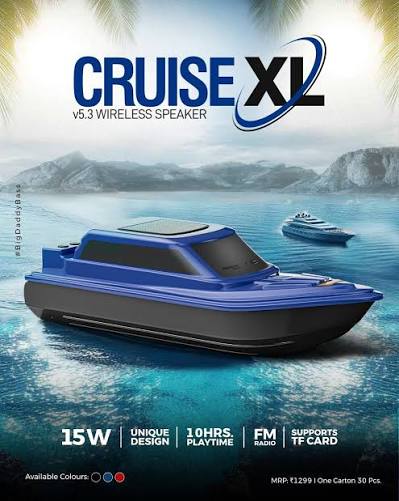UBON Cruise XL 15W Bluetooth v5.3 Wireless Speaker (10 Hours Playback) (SP-41)