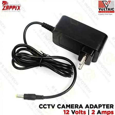 ZAPPIX 12V 2A CCTV Power Adapter (Over Voltage, Over Current, Short Circuit & Thermal Protection)