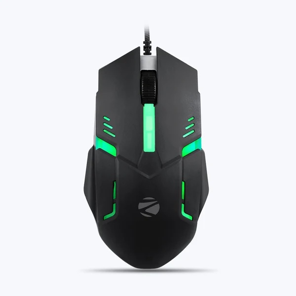 Zebronics Scorpio Pro Wired Gaming Mouse 1200 DPI USB RGB LED Black