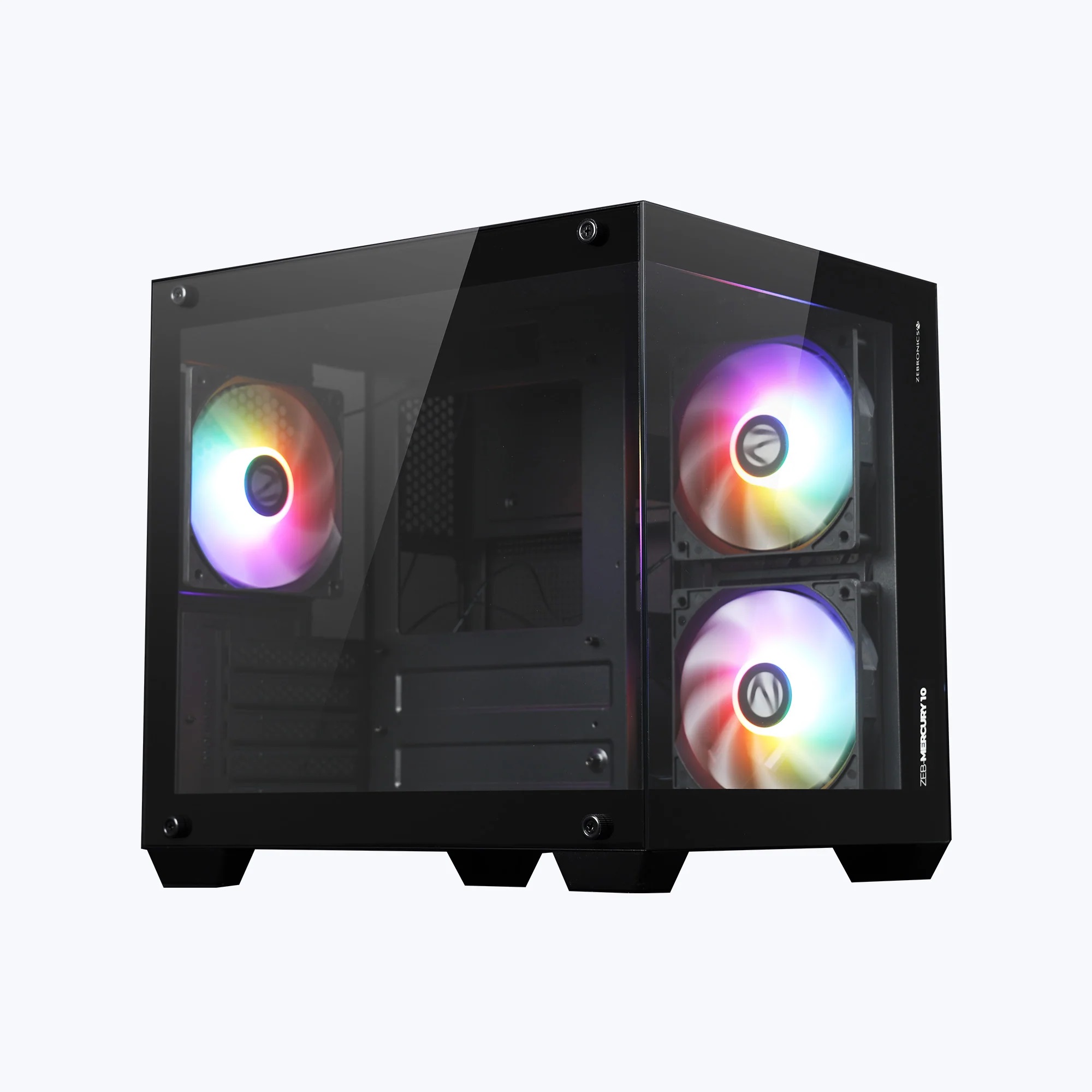 ZEBRONICS ZEB-MERCURY 10 Mid Tower Gaming Cabinet (Tempered Glass Side Panel) (ZEB-MERCURY10)