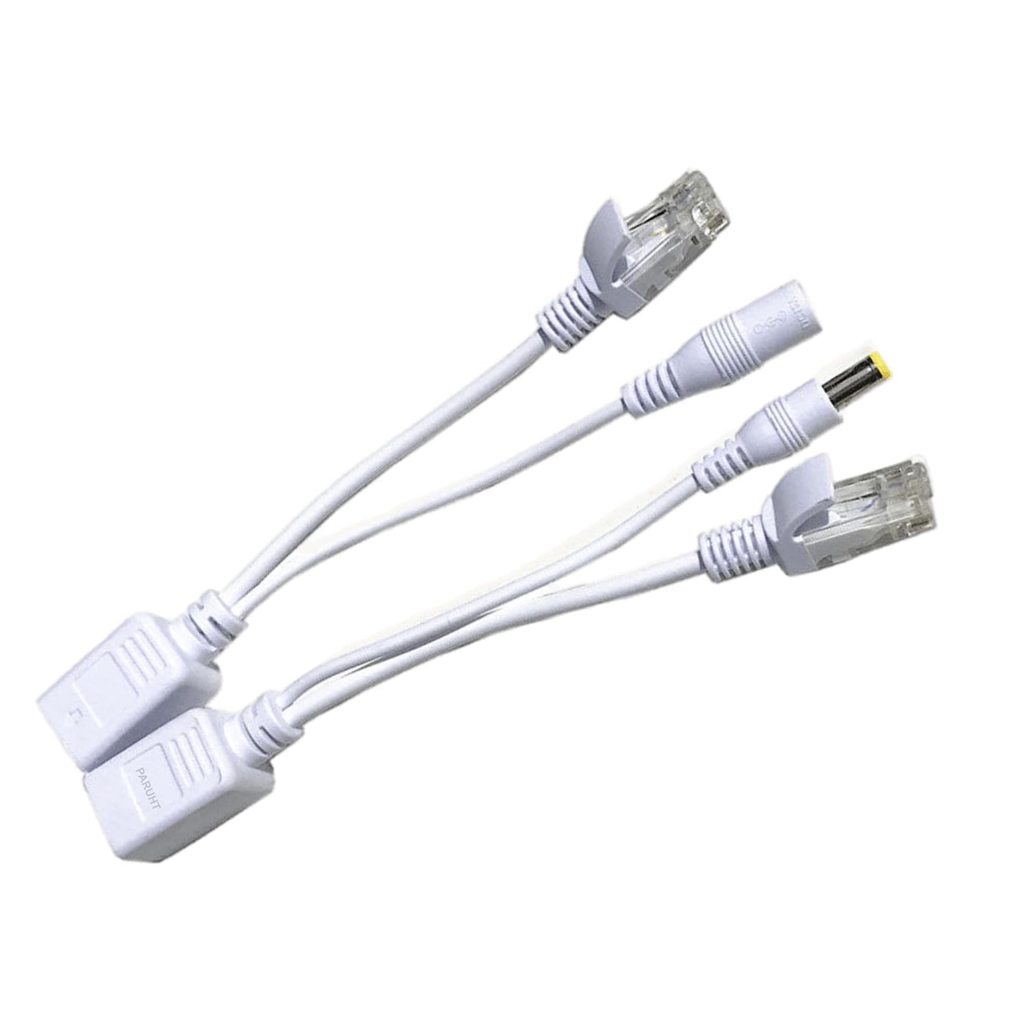 POE Male and female & Power Over Ethernet Injector/Splitter Kit RJ45 DC Power