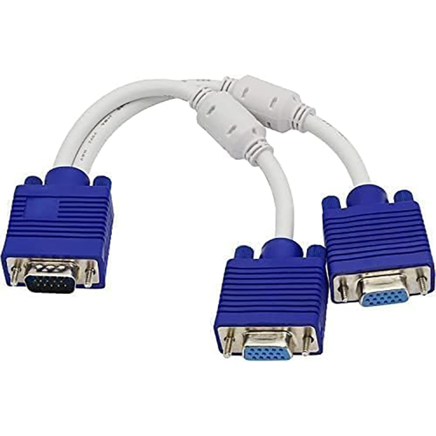 VGA Splitter Cable (1 Male to 2 Female VGA Splitter)