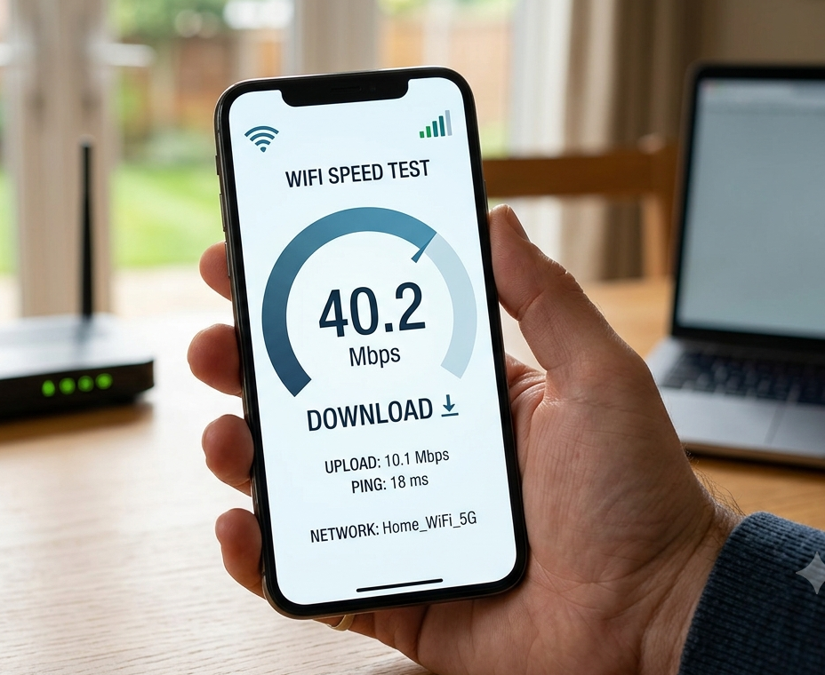 40 Mbps internet (wifi)